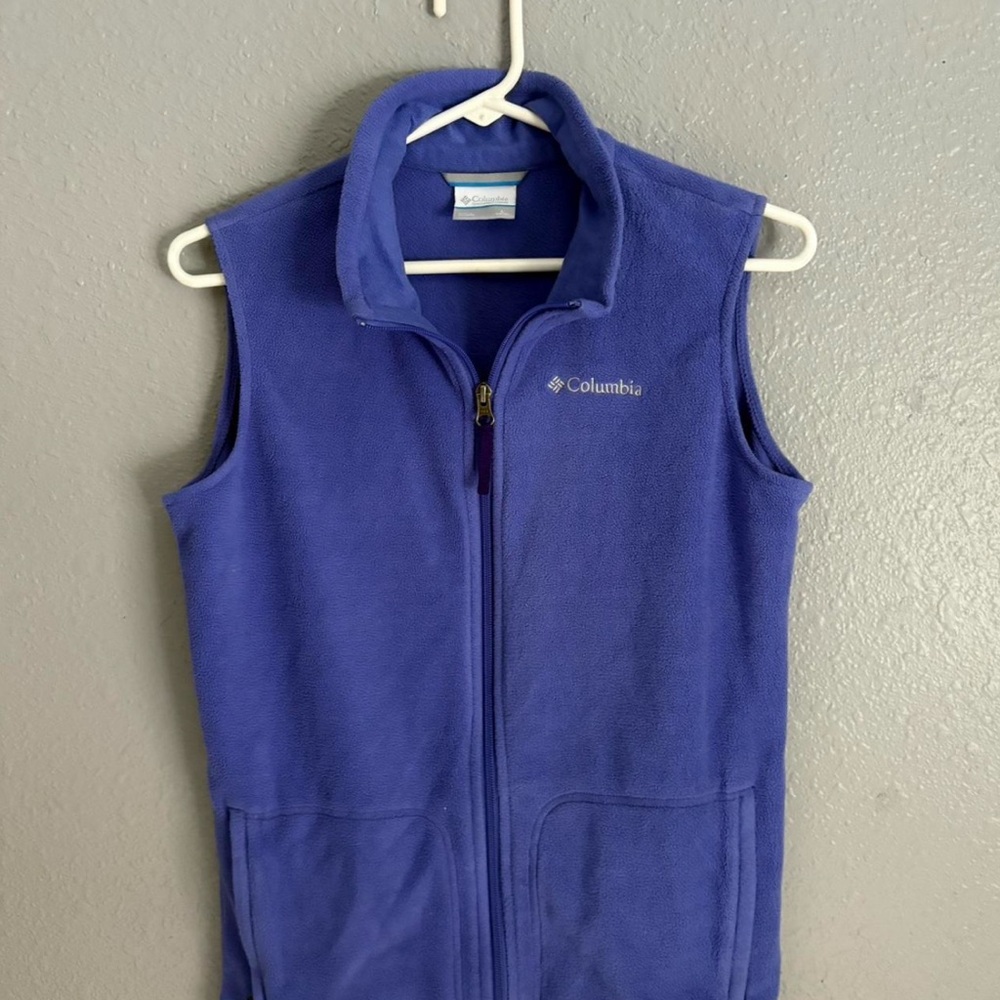 Columbia Women's Blue Fleece Vest
